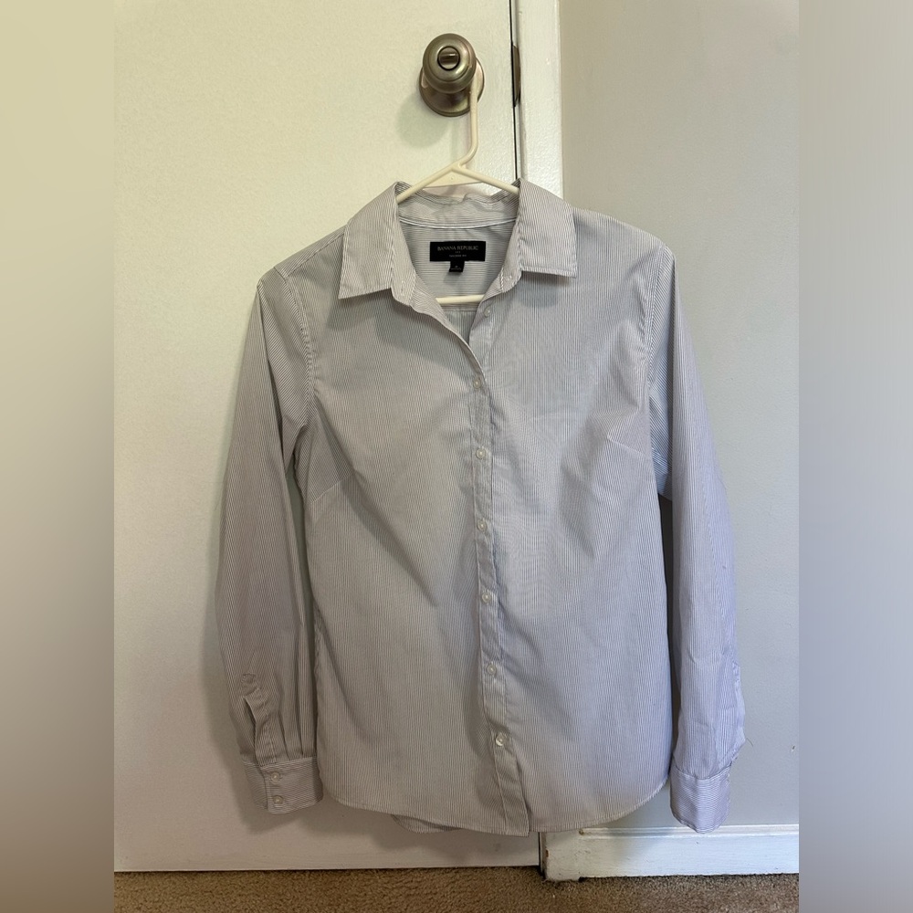 Striped Banana Republic Long Sleeve